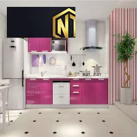 Xưởng Nội Thất Ngọc Thịnh Biên Hòa - Tủ bếp gỗ melamine thông  minh, hiện đại , cao cấp - TBNT19